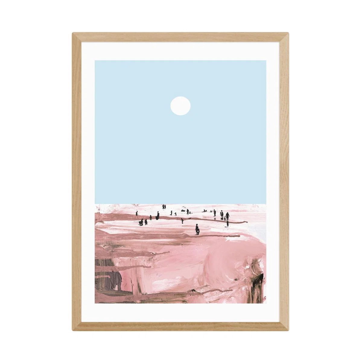 East End Prints Rose Beach Print Blue/Brown – image 2