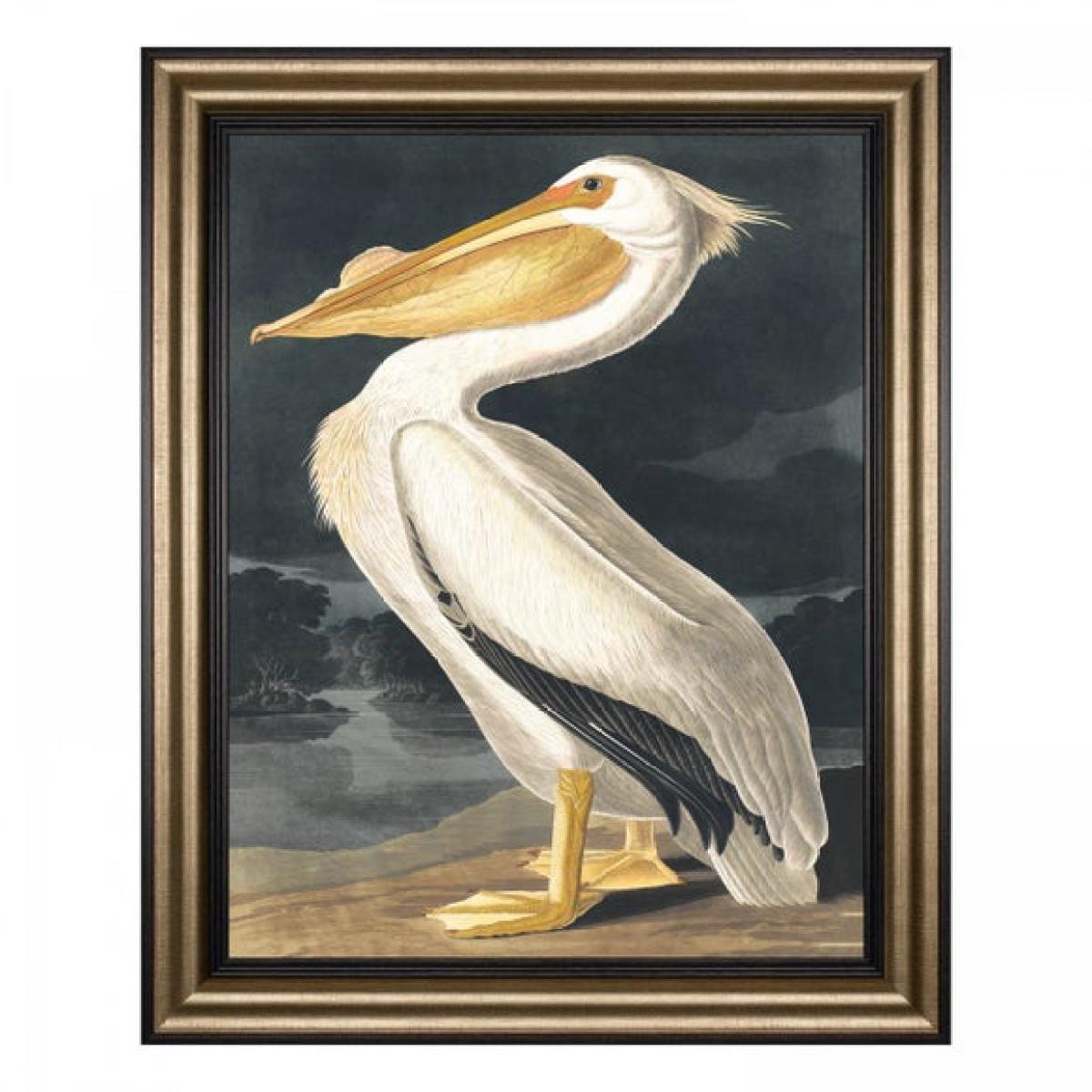Cedar & Sage White Pelican Framed Canvas – image 2