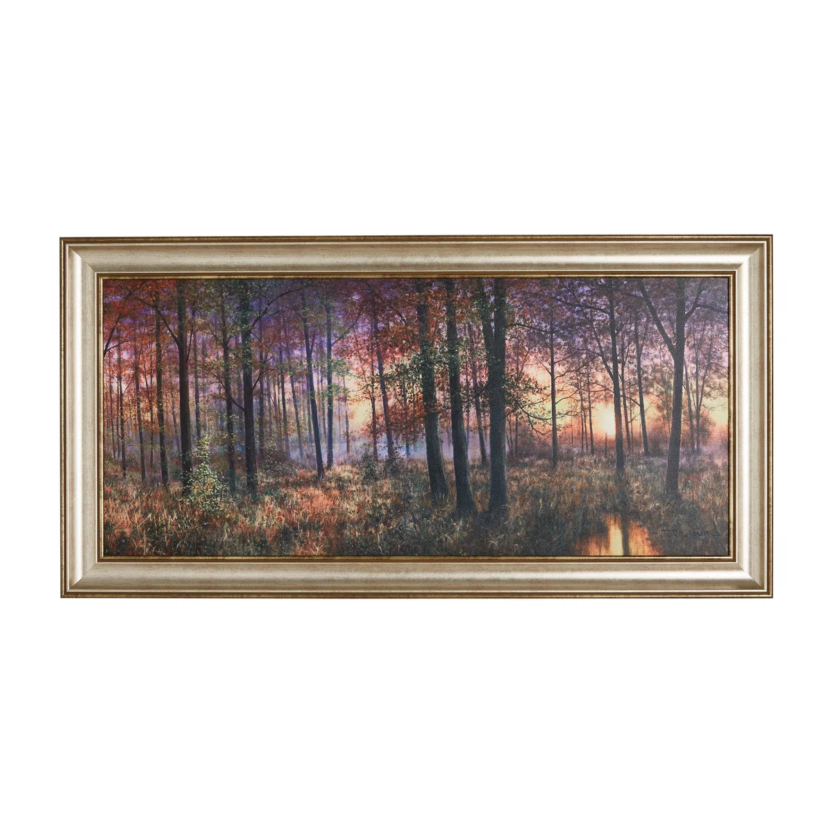 Dorma Golden Coppice Dawn Framed Print Gold – image 3