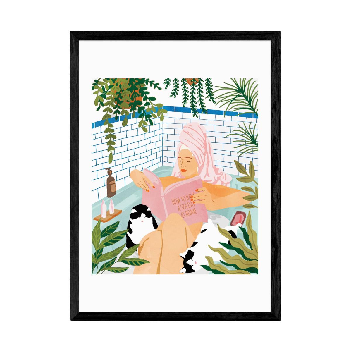 East End Prints How To Have a Spa Day at Home Print MultiColoured – image 2