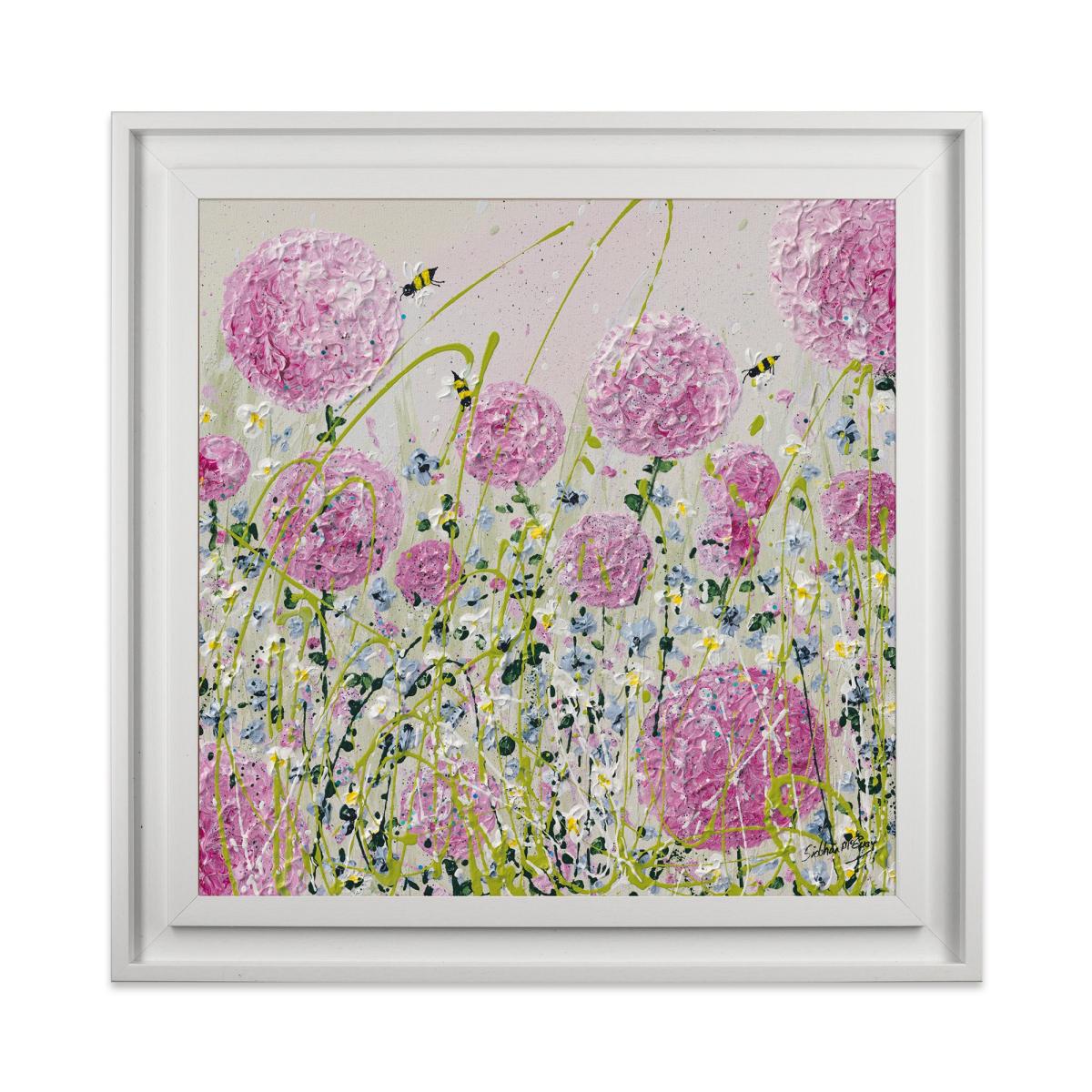 The Art Group Honey Bee's Framed Print Pink/Green – image 2