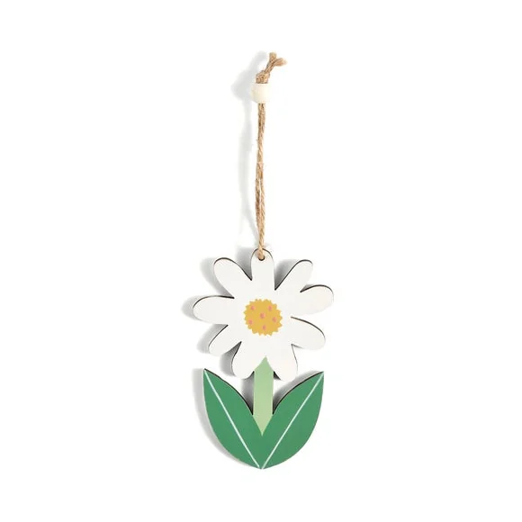 Wooden Flower Hanging Decoration – image 2