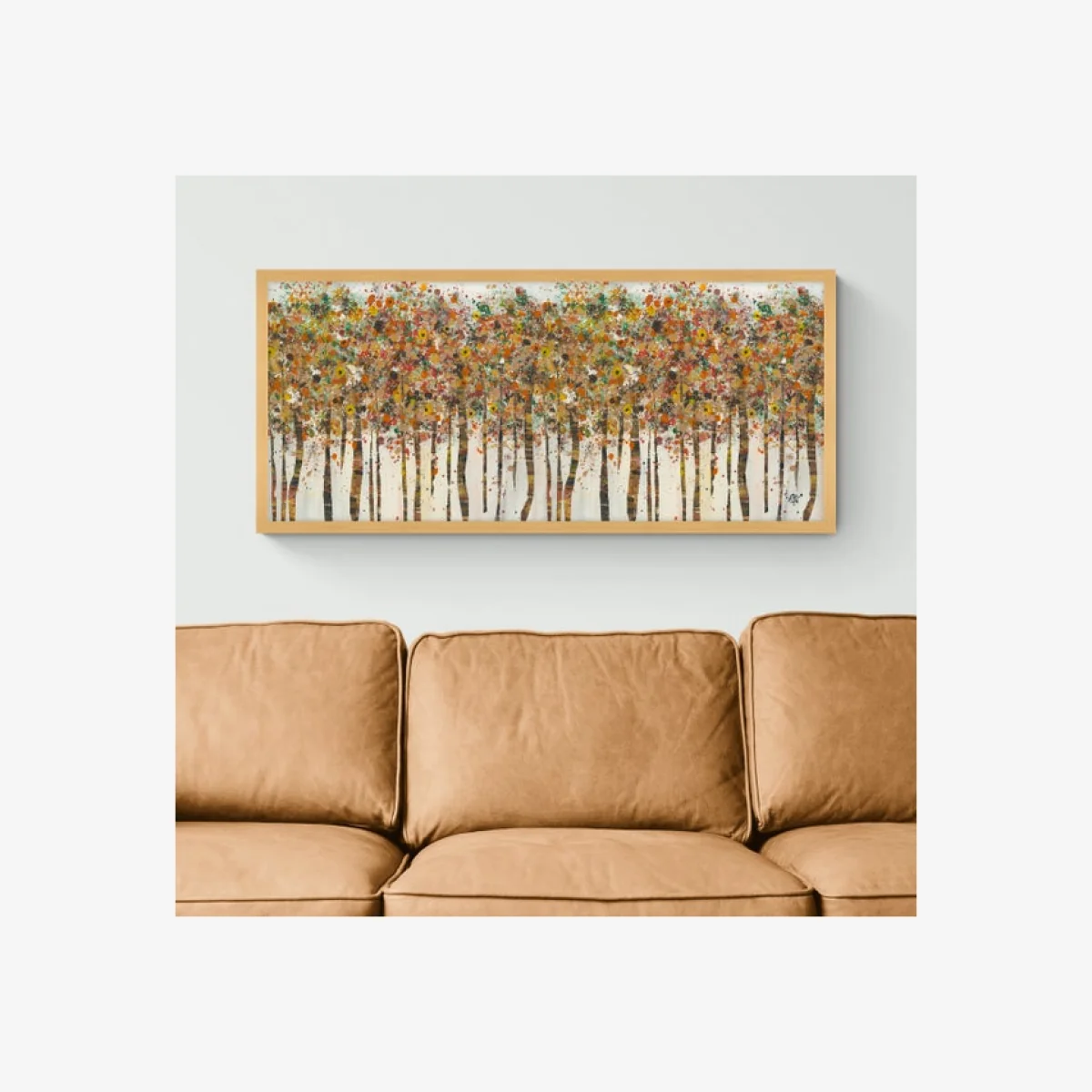 A Touch Of Autumn Framed Print Natural – image 1