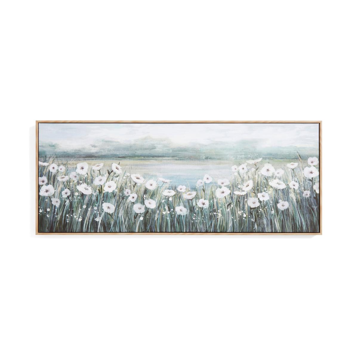 Moorland Landscape Capped Canvas 100x40cm Blue – image 4