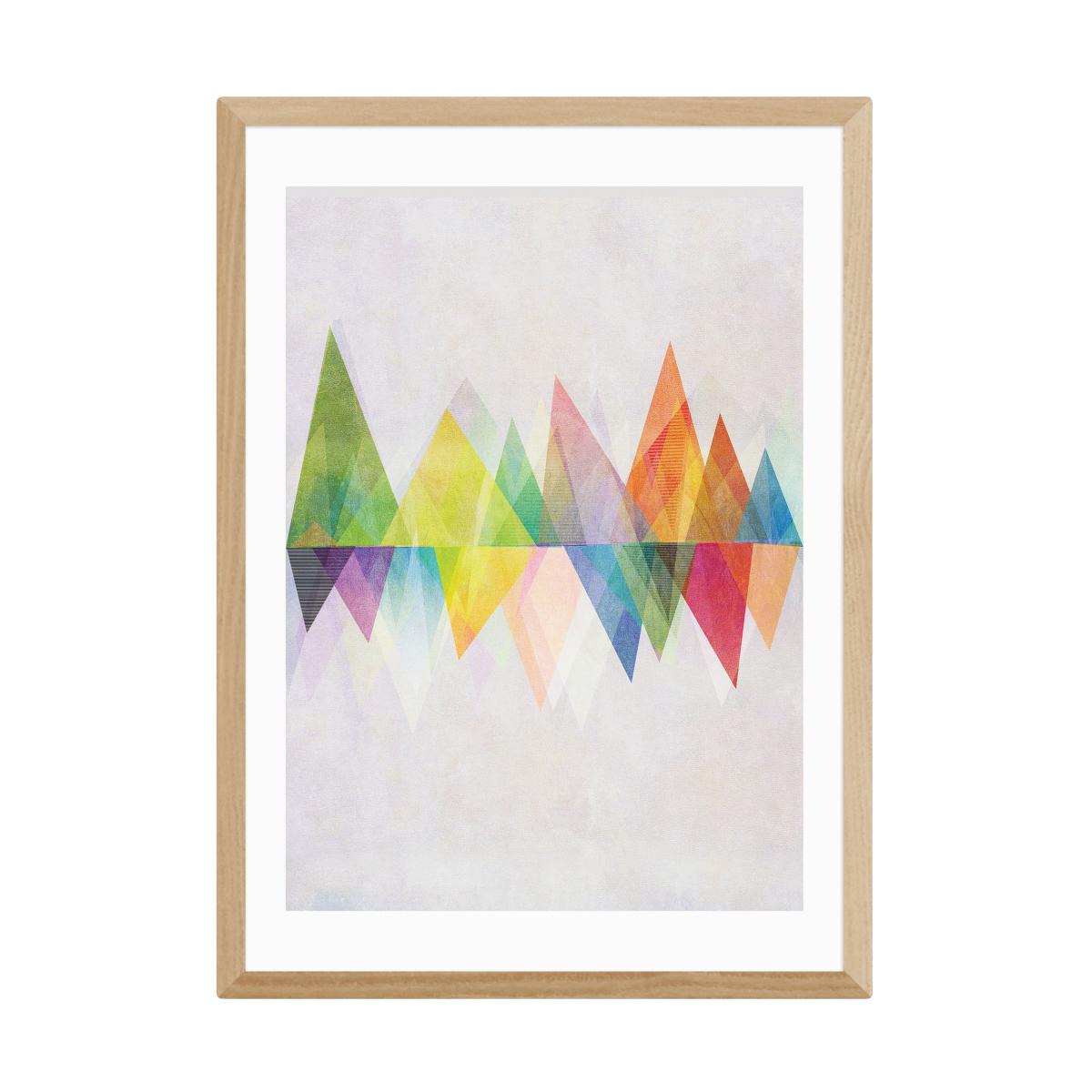 East End Prints Graphic 37 Print Blue/Pink/Yellow – image 2