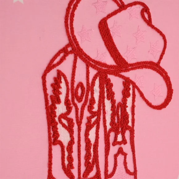 The Feel Good Club Cowgirl Boot & Disco Hat Tufted Wall Art – image 7