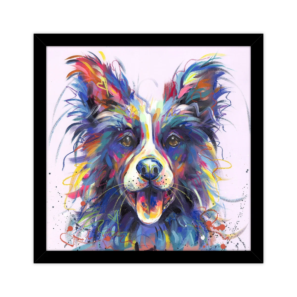 Shep Border Collie Framed Print – image 2