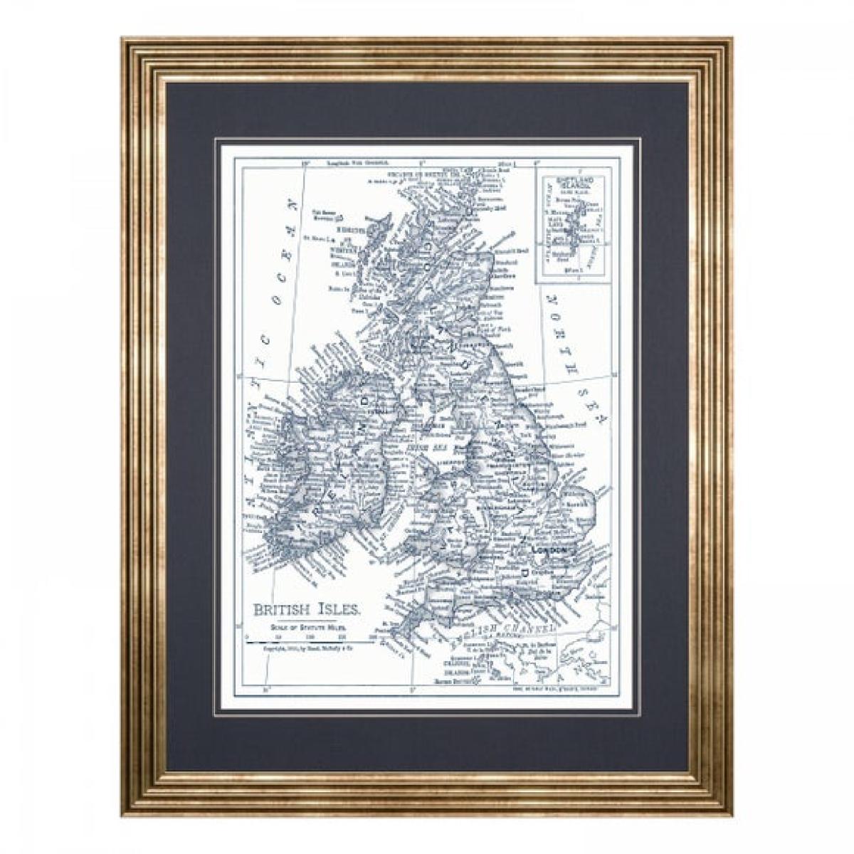 Cedar & Sage The British Isles Framed Print – image 3