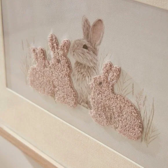 Fluffy Rabbits Framed Print – image 2