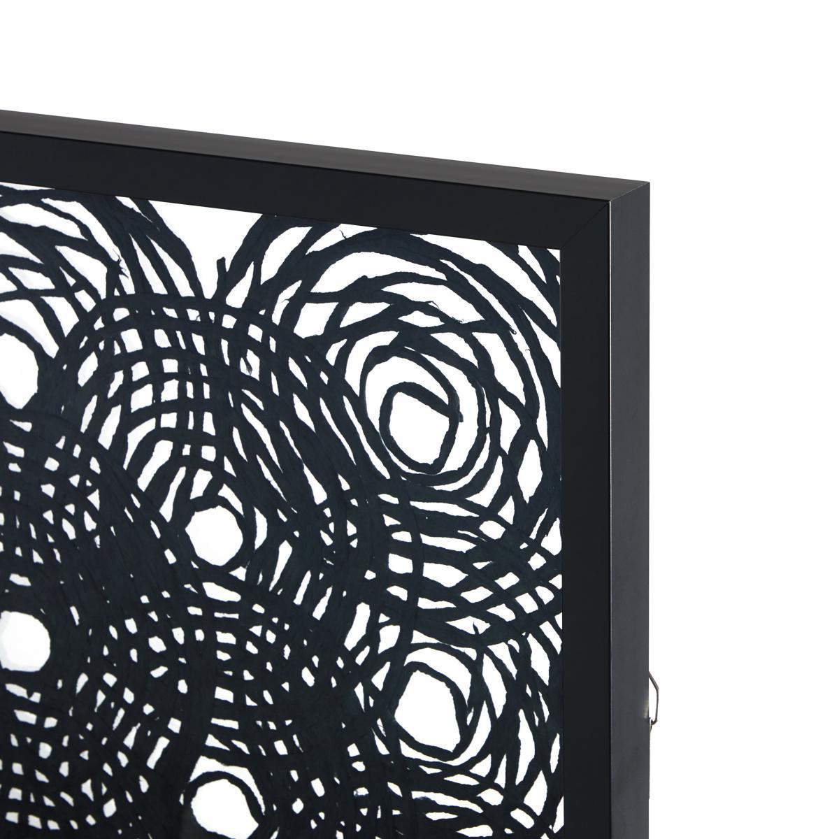 Tribal Cut Out Paper Framed Print White – image 3