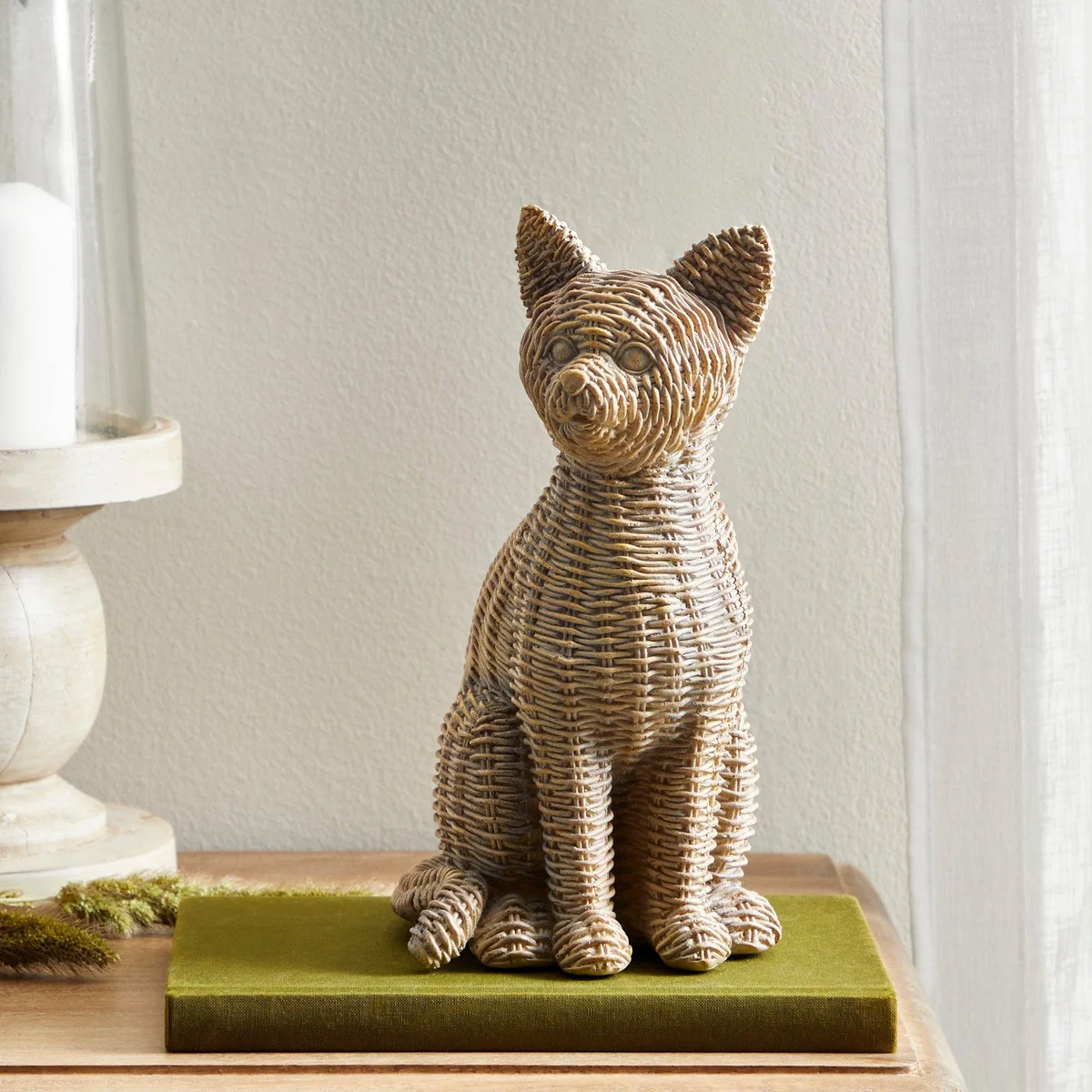 Churchgate Resin Cat 25cm Brown – image 1