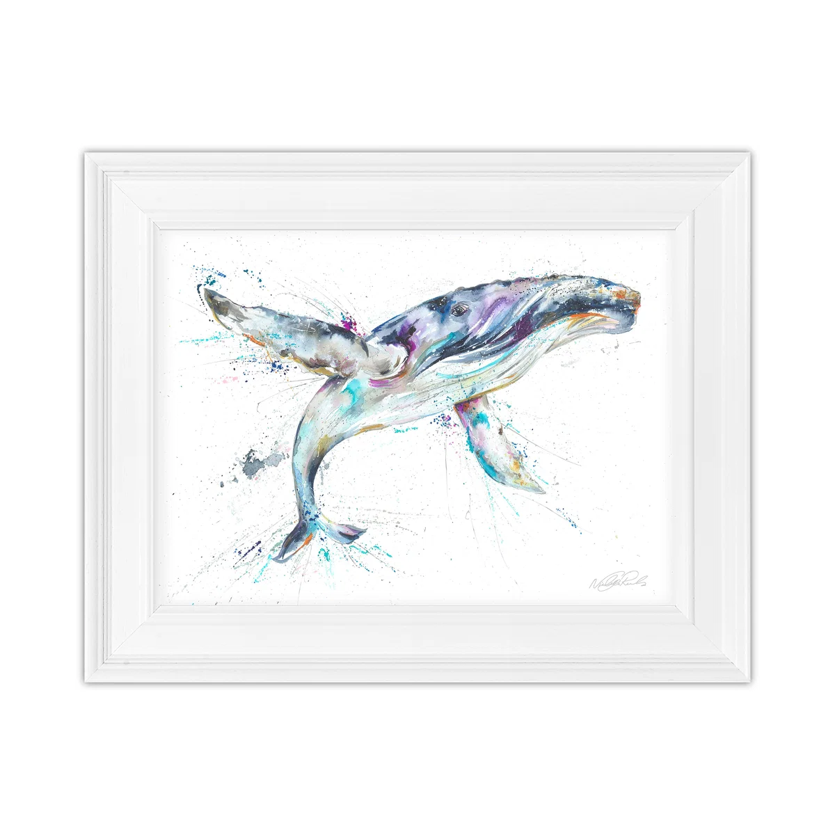 Wilbur Whale Framed Print – image 2