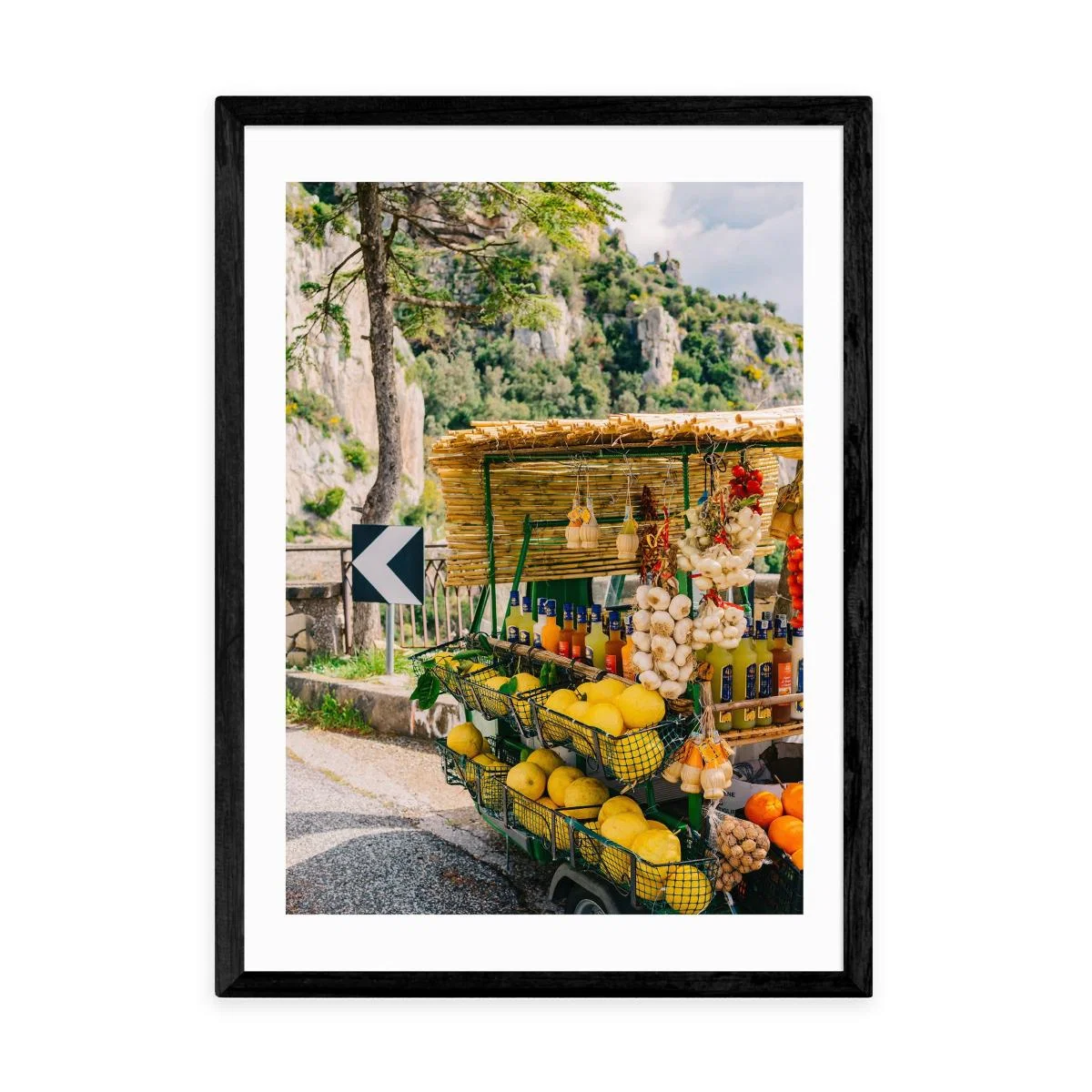 East End Prints Amalfi Coast Drive XV Print MultiColoured – image 2