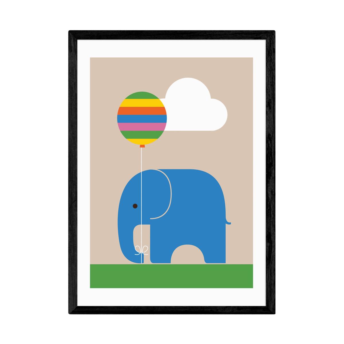 East End Prints Elephant Print MultiColoured – image 2