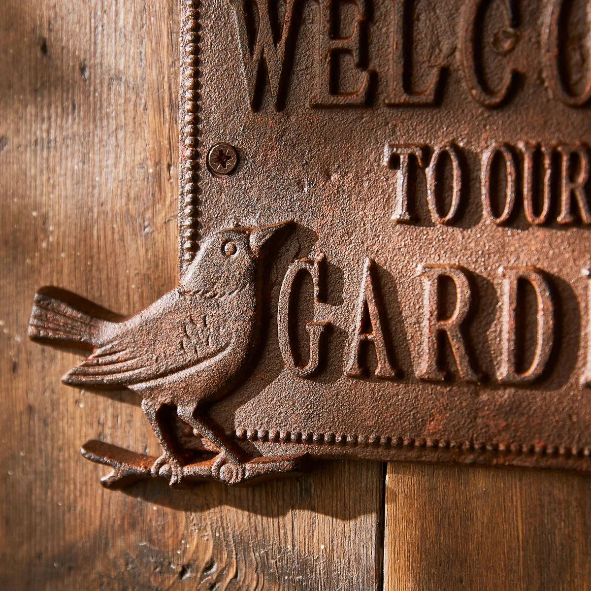 Cast Iron Welcome Sign – image 2