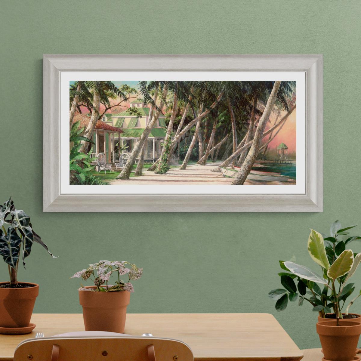 Island Home by Art Fronckowiak Framed Print MultiColoured – image 1