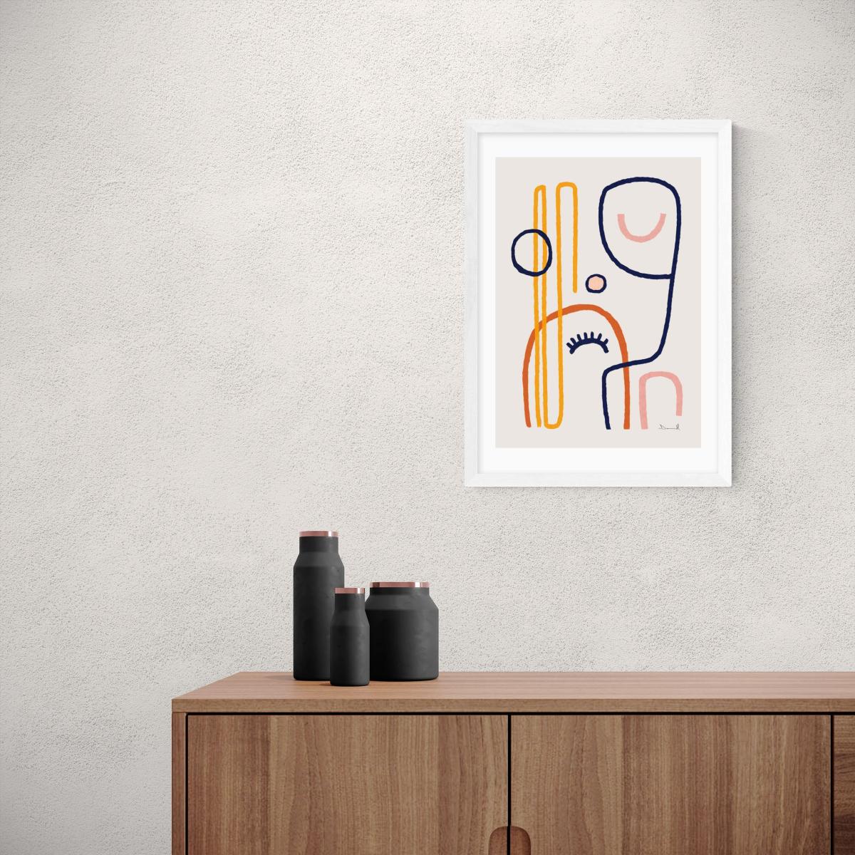 East End Prints Feel Good II Print MultiColoured – image 1