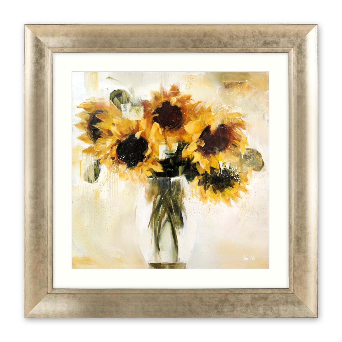 Dreaming In Yellow by Nicole Pletts Framed Print Gold/Yellow – image 2