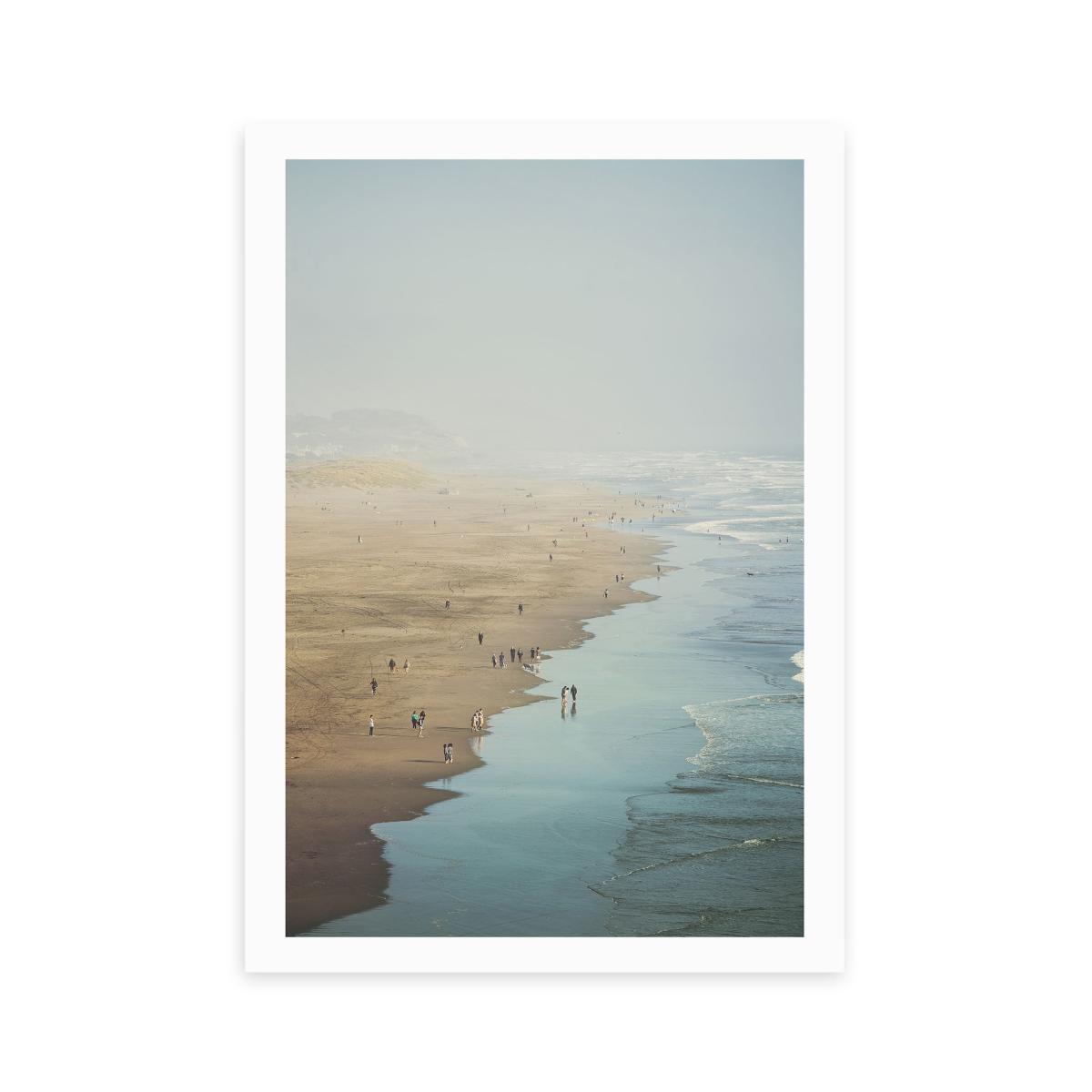 East End Prints Ocean Beach Print Blue/Beige – image 2