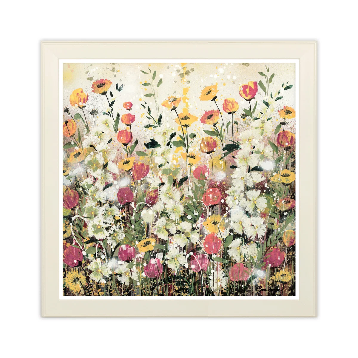 Bright Floral Framed Print – image 2
