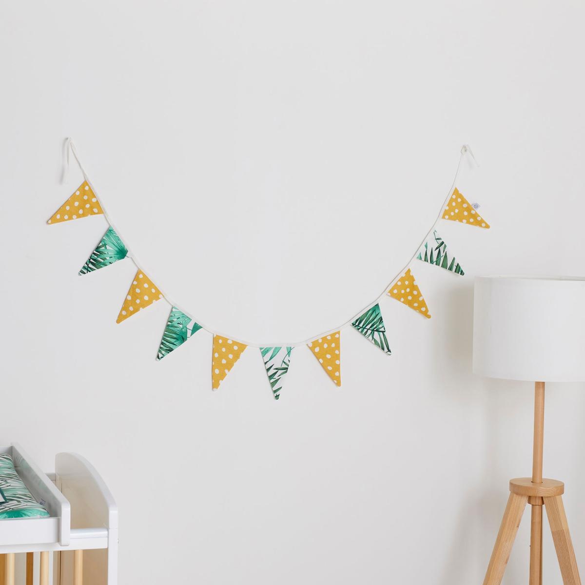 Ickle Bubba Rustic Safari Bunting Yellow Green – image 1