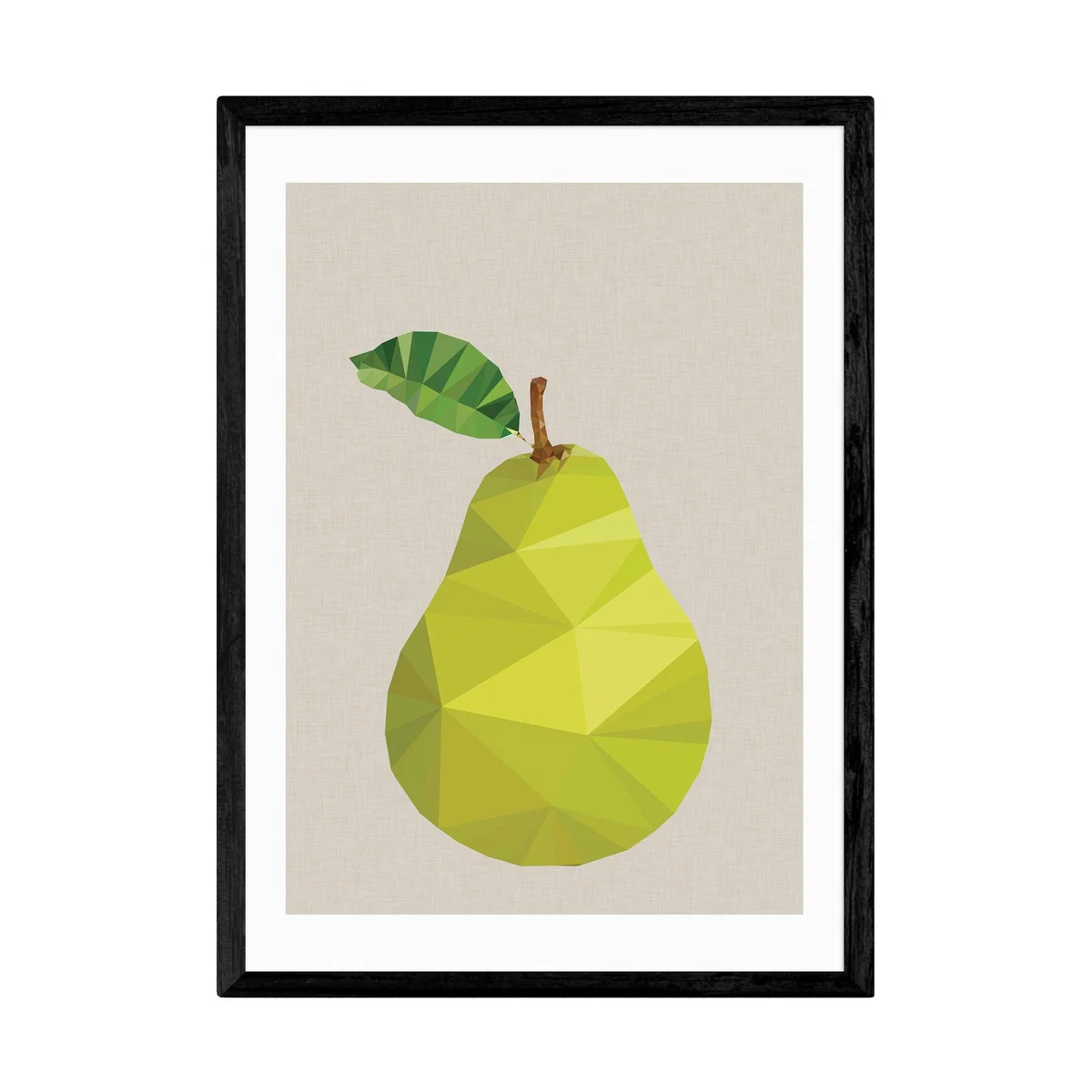 East End Prints Pear Print Green – image 2