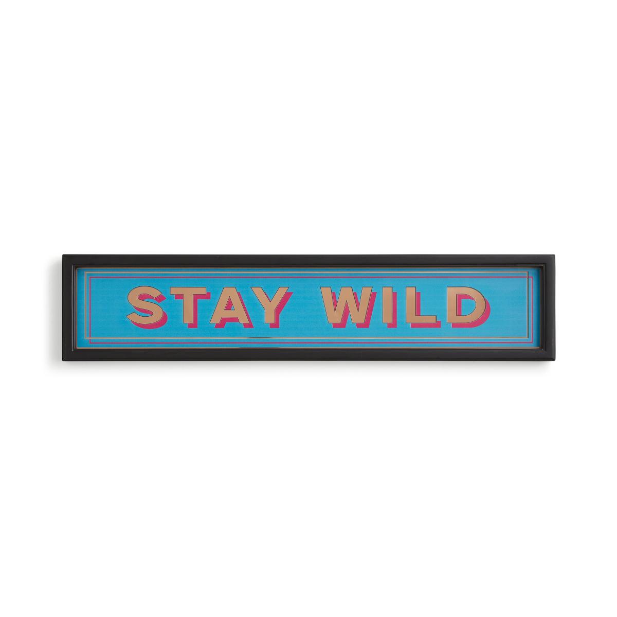 Stay Wild Mirrored Wall Art – image 3