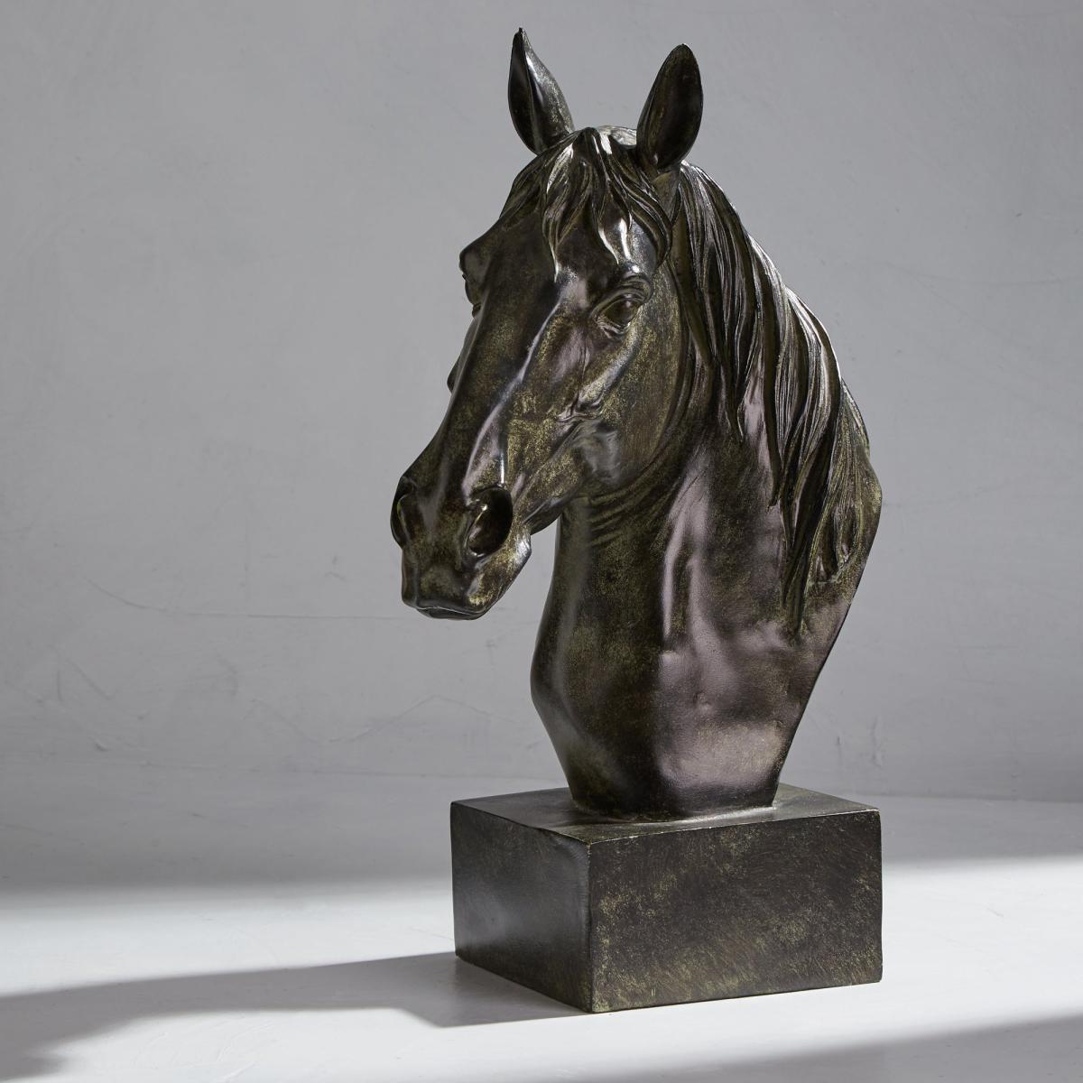 Dorma Horses Head Ornament Brown – image 1