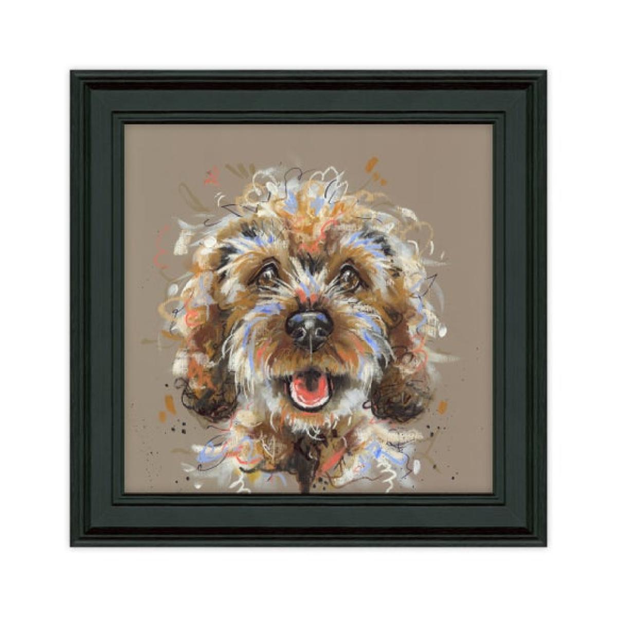 Artko Happy Go Lucky Cockapoo Framed Print – image 3