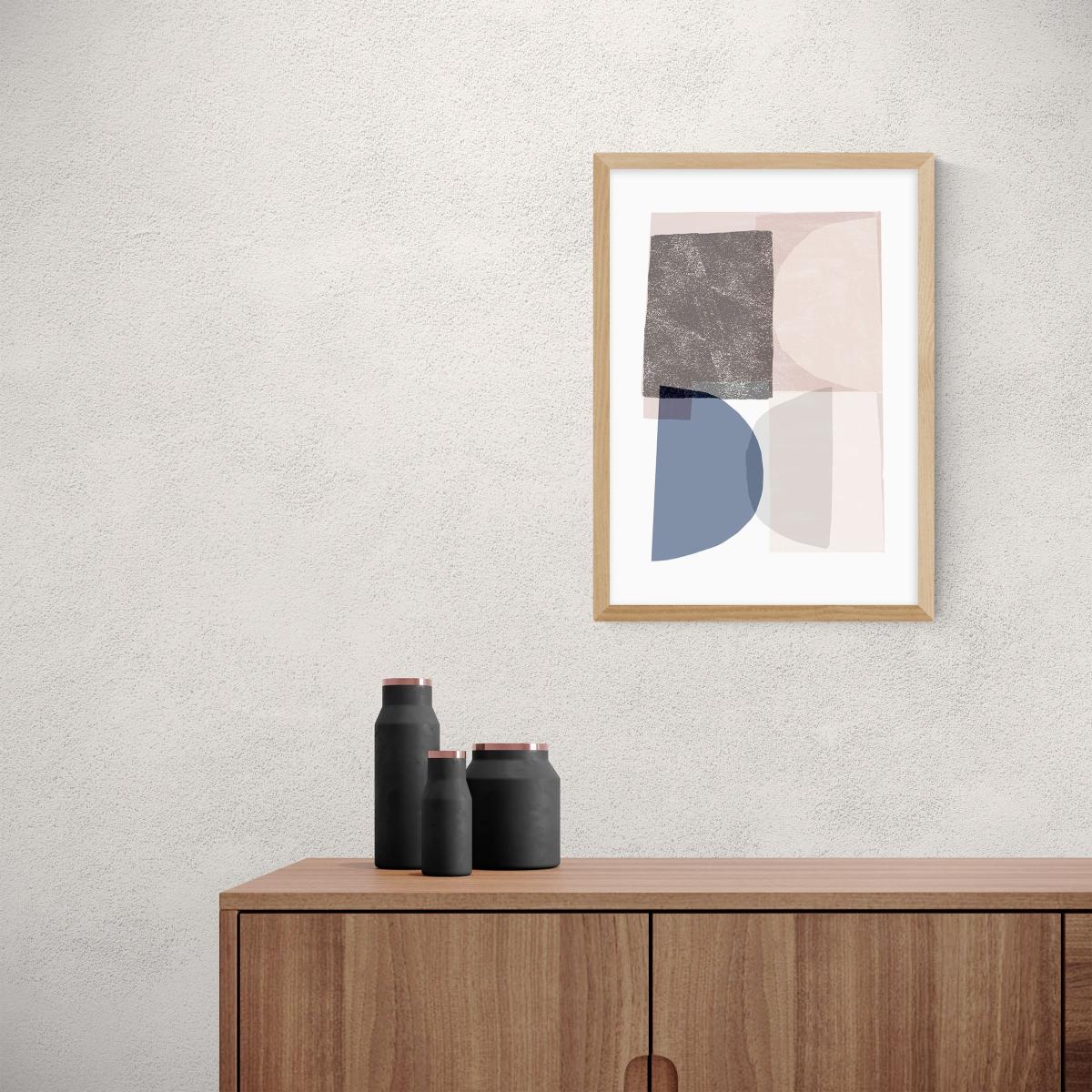 East End Prints Monolith I Print Pink – image 1