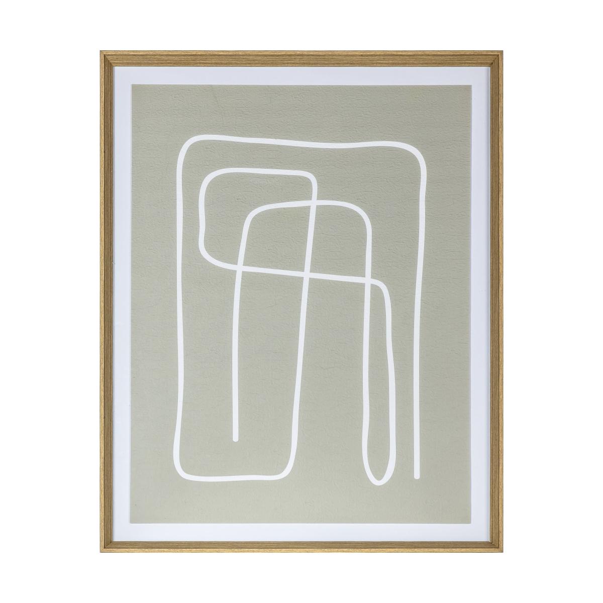 Olivia Line Drawing Framed Art MultiColoured – image 2