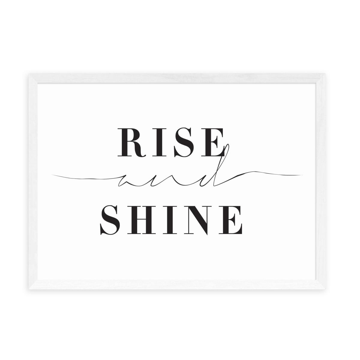 East End Prints Rise and Shine Print Black and white – image 2