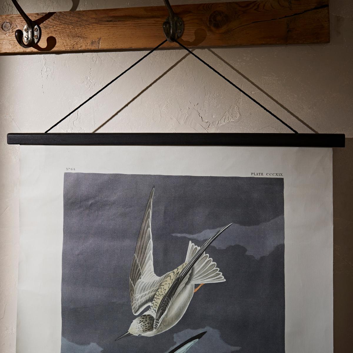 Birds Hanging Canvas 85cm x 62cm Black – image 2