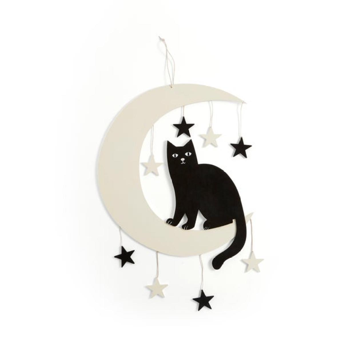Wooden Cat and Moon Wreath – image 3