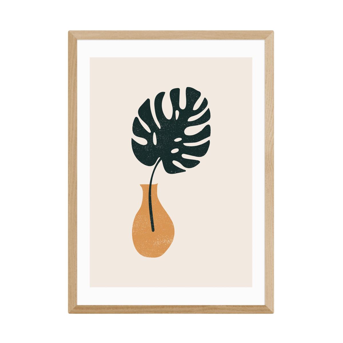 East End Prints Monstera Vase Print MultiColoured – image 2
