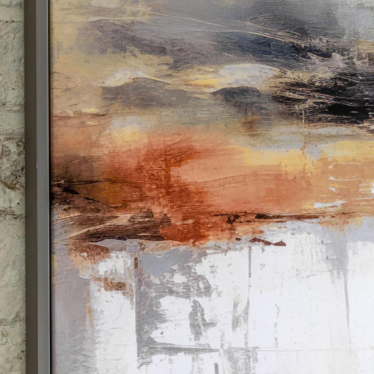Cedar & Sage Warm Horizon Framed Canvas – image 2