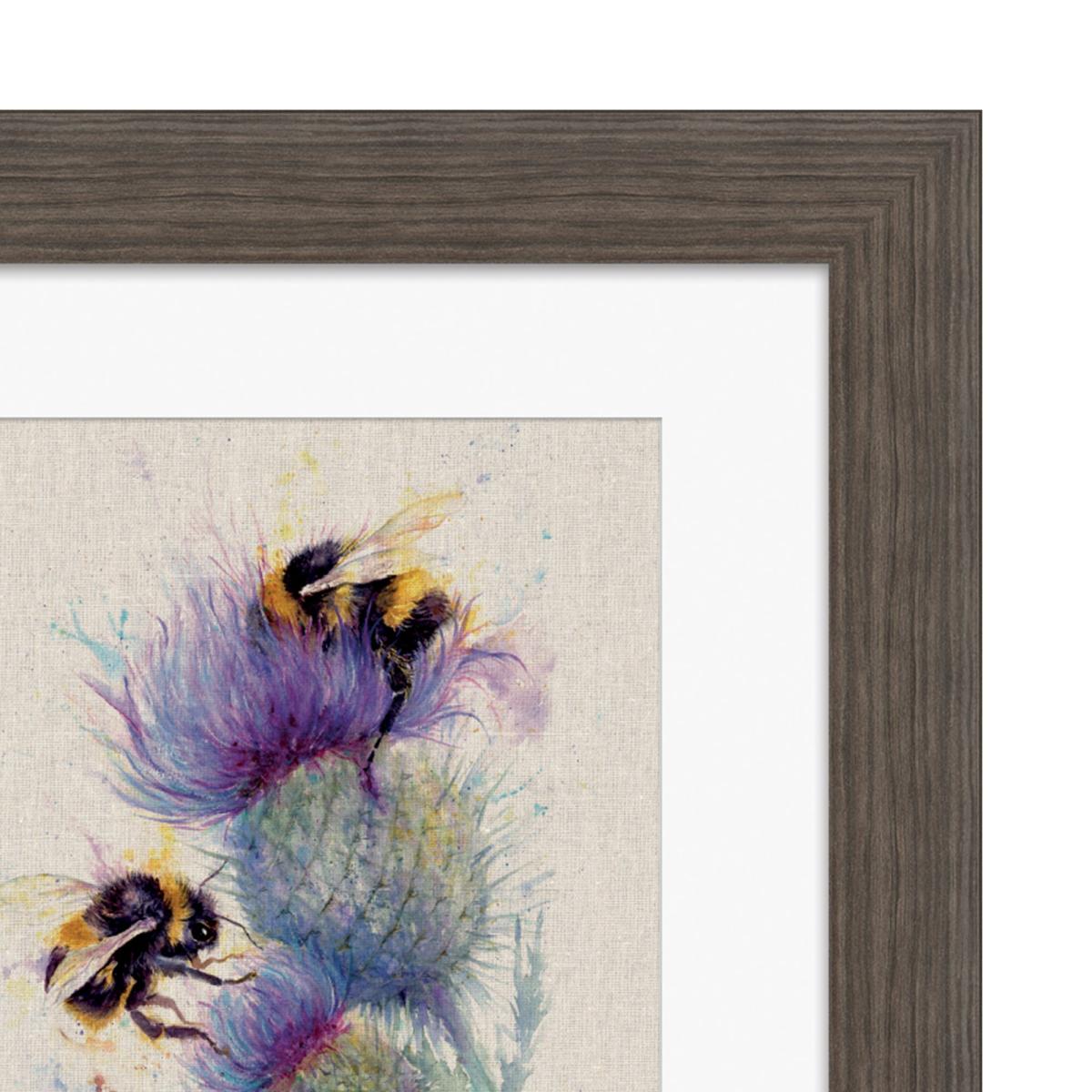 The Art Group Bees On Thistle Framed Print MultiColoured – image 3