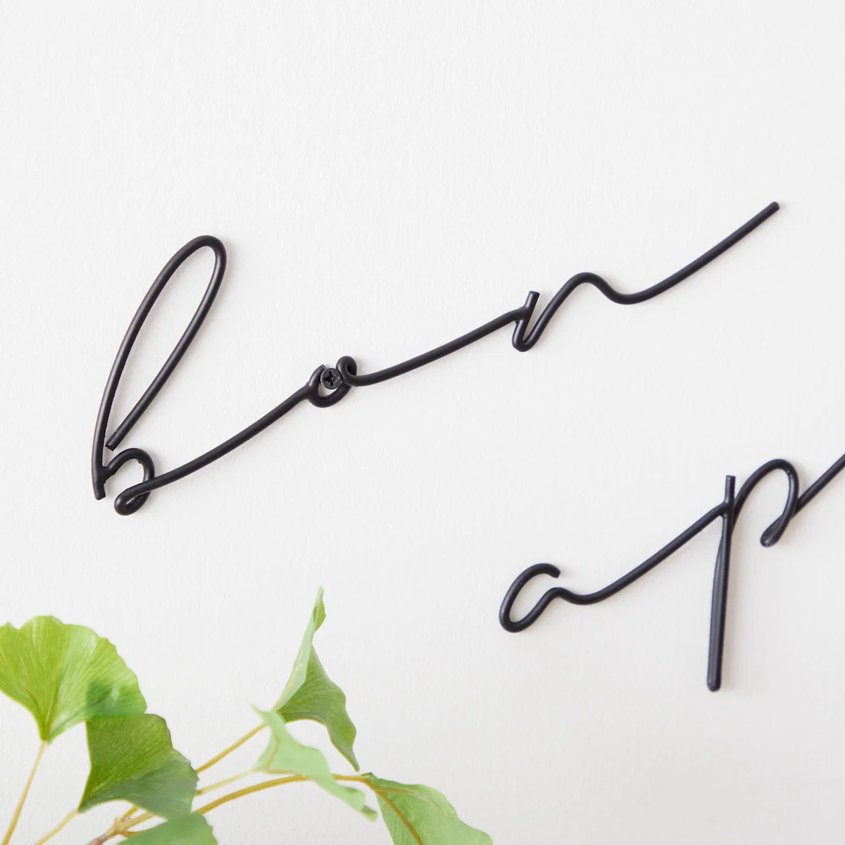 Bon Appetit Metal Wire Words 75cm Black – image 2