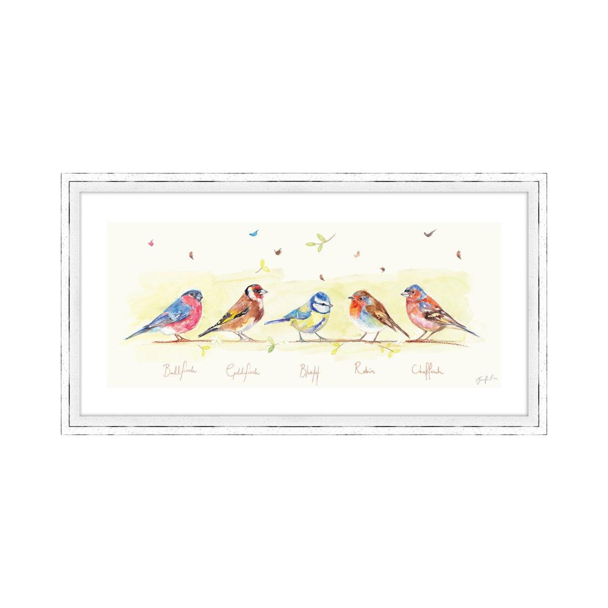 The Art Group Line Of Garden Birds Framed Print MultiColoured – image 2