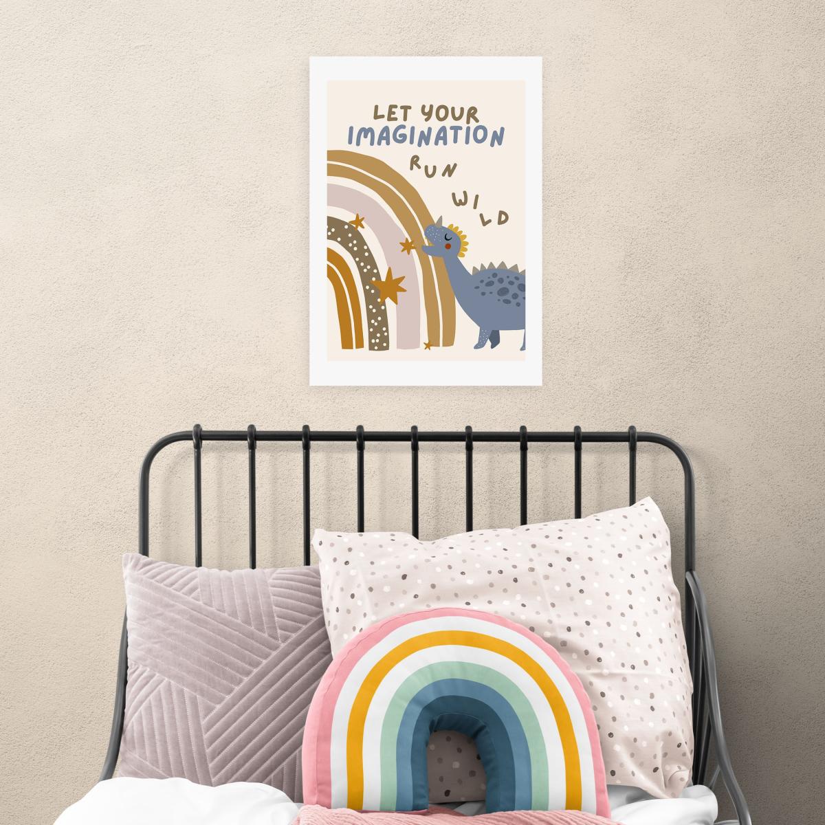 East End Prints Let Your Imagination Run Wild Print Natural – image 1
