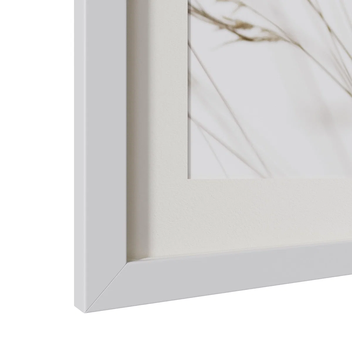 Churchgate Whispering Grasses Photography and Frame White – image 3
