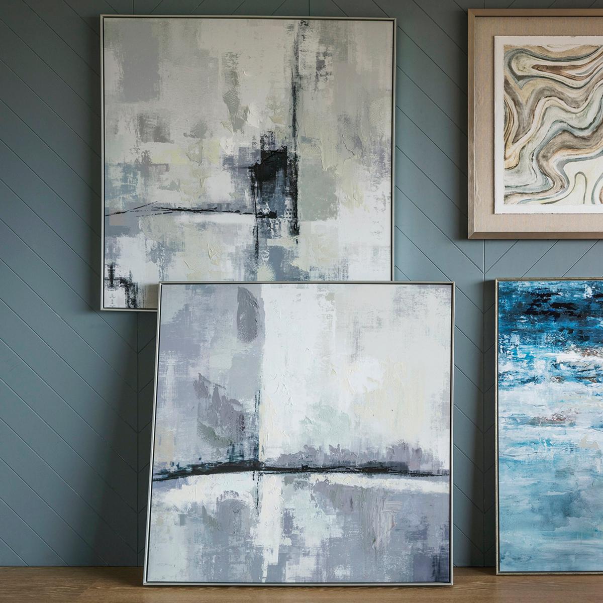 Urban City Skyline Framed Art Natural – image 2