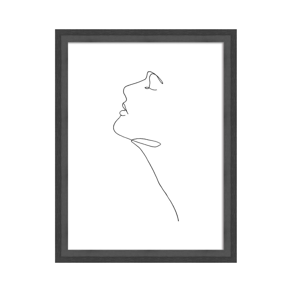 The Art Group Tranquility Framed Print Black and white – image 2