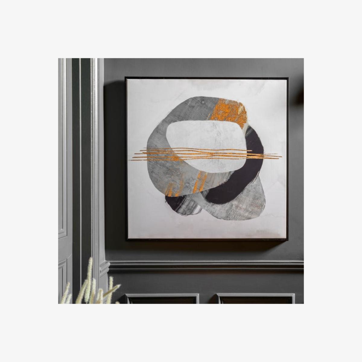Cedar & Sage Through the Dimensions 2 Framed Canvas – image 1