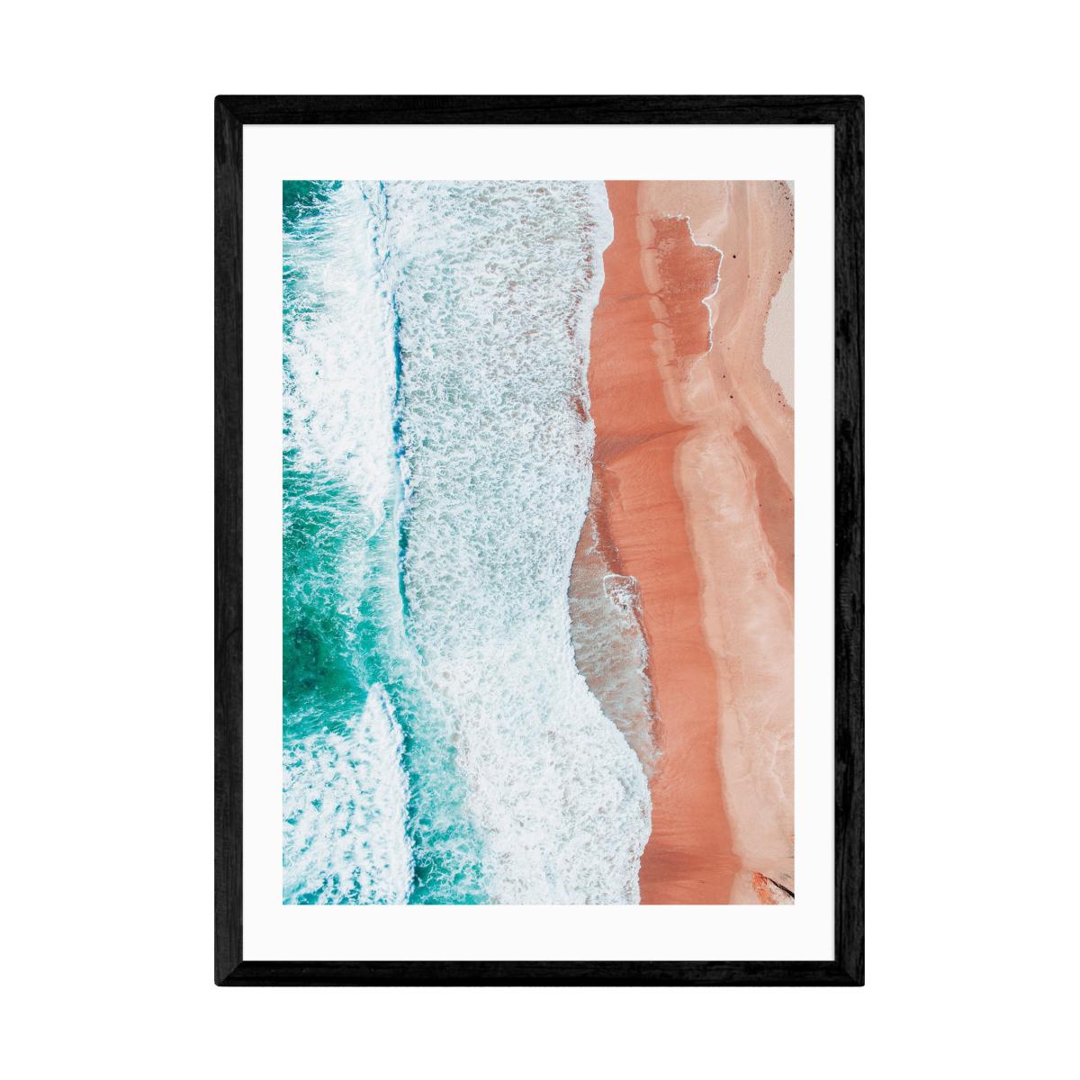 East End Prints De Cima Print Blue/Brown – image 2