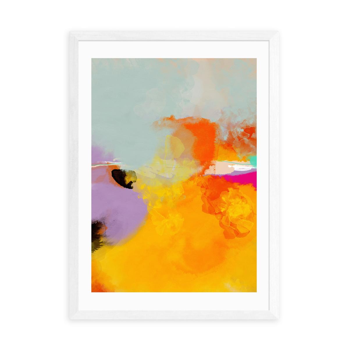 East End Prints Yellow Blush III Framed Print Orange – image 2