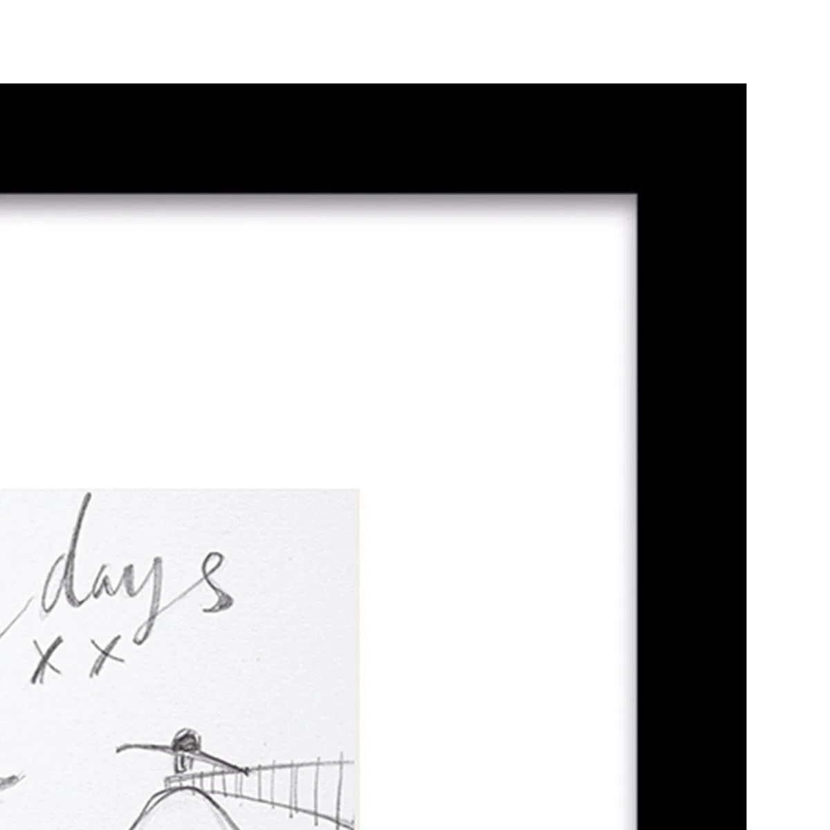 The Art Group Happy Days Framed Print Black and white – image 3