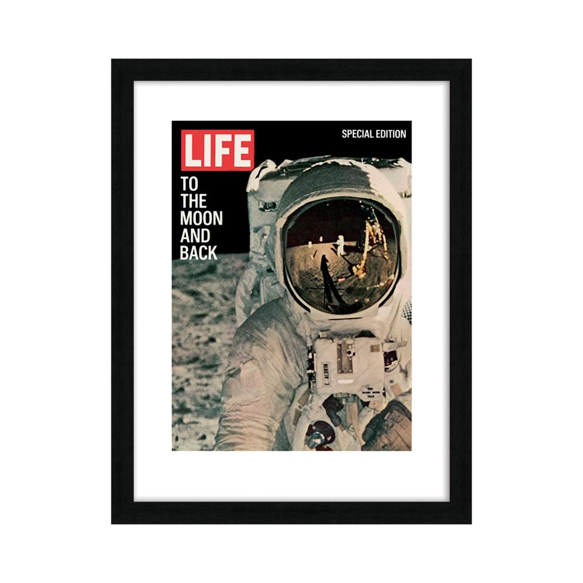 The Art Group To The Moon Framed Print Black – image 2