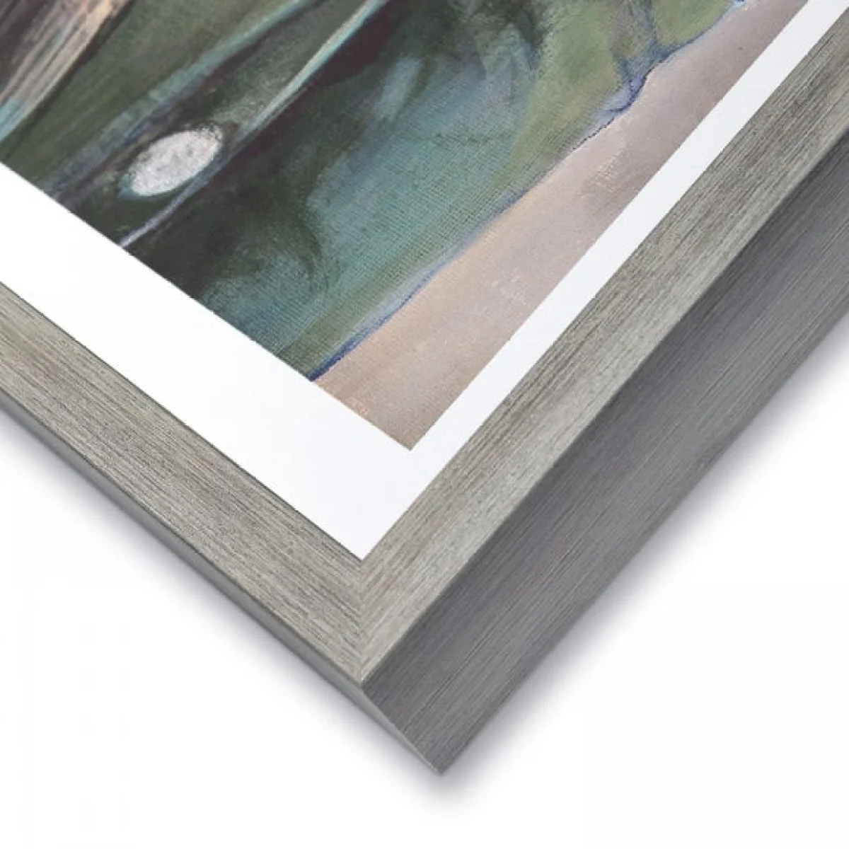 Cedar & Sage Angus Highland Cow Framed Print Grey – image 2
