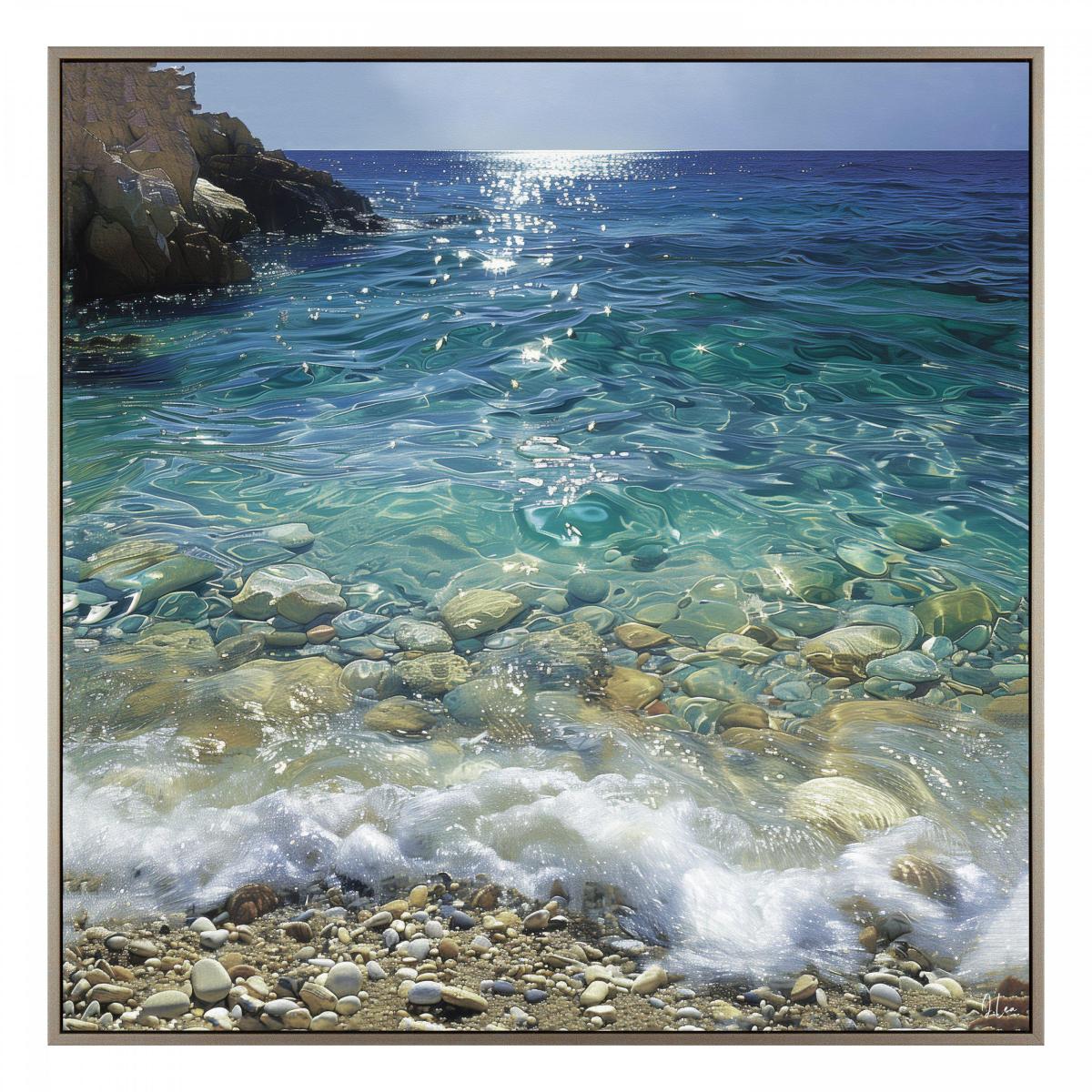 Cedar & Sage Crystal Waters Framed Canvas – image 5